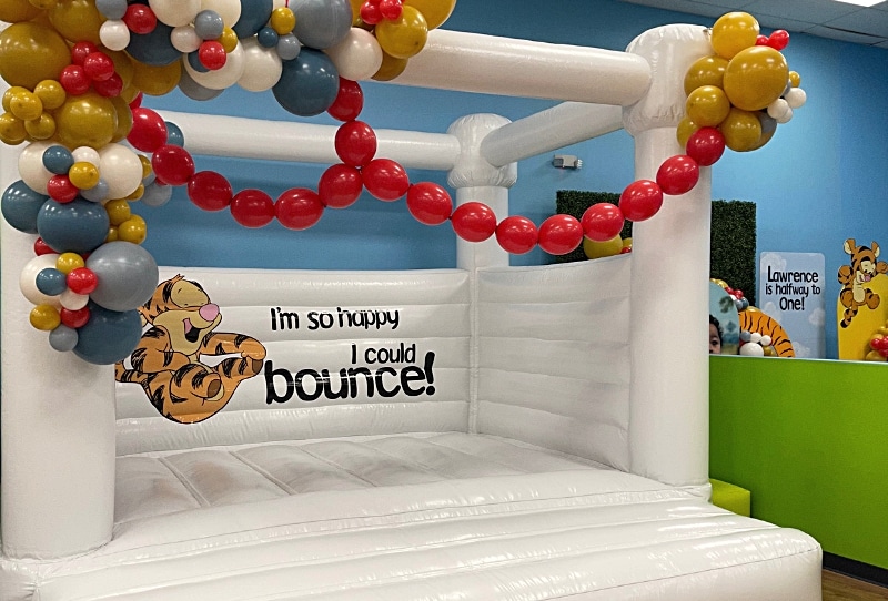 1 6 Word Vinyl Decal Image for Bounce House