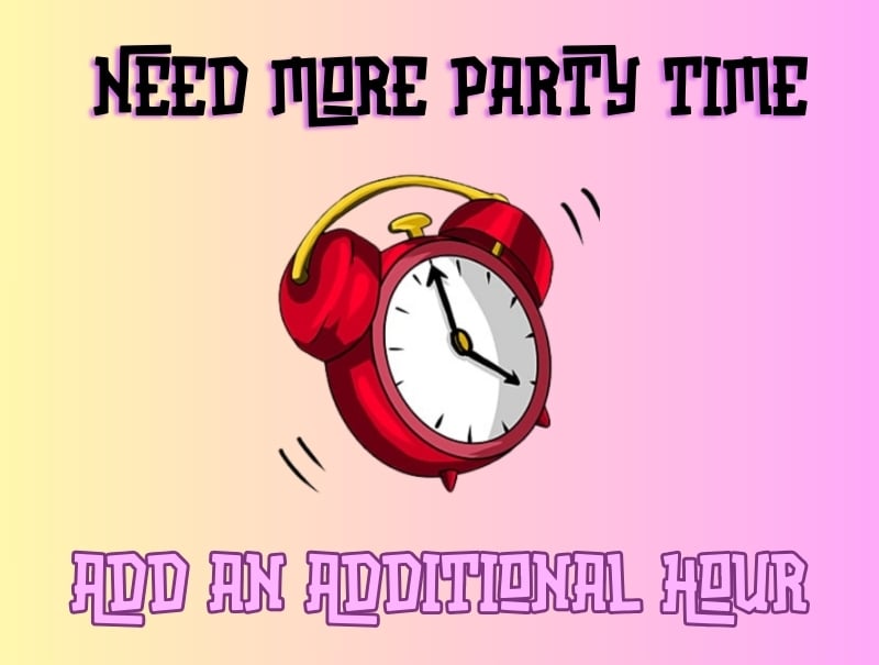 Extra kids party time